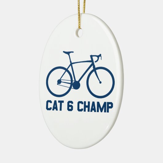 CAT 6 Champ Keramisch Ornament (Links)