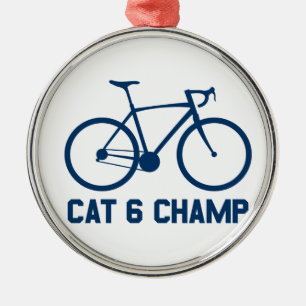 CAT 6 Champ Metalen Ornament