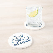 CAT 6 Champ Zandsteen Onderzetter (Zijkant)