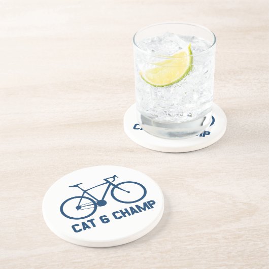 CAT 6 Champ Zandsteen Onderzetter (Zijkant)