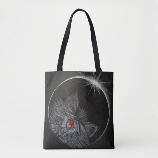 Cat 6 - Zonneeclipes Tote Bag (Voorkant)