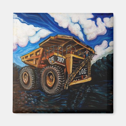Cat 797 Suncor Oilsands Magneet (Voorkant)