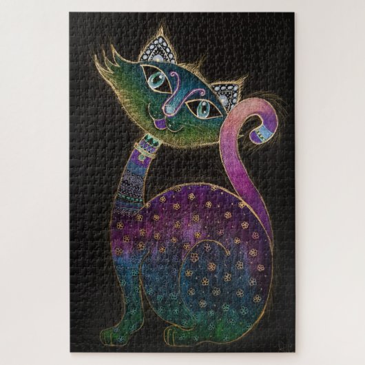 Cat 7 - Lucky no 7 Legpuzzel (Verticaal)