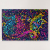 Cat 7 - Lucky no 7 Legpuzzel (Horizontaal)