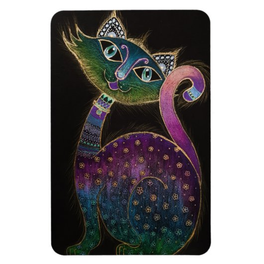 Cat 7 - Lucky no 7 Magneet (Verticaal)