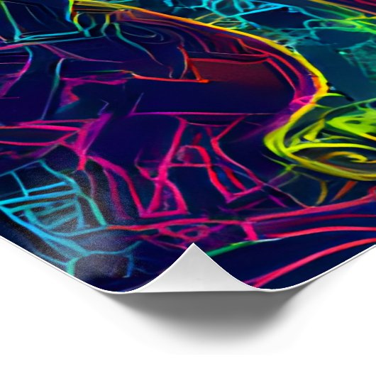 Cat 7 - Lucky no 7 Perfect Poster (Hoek)