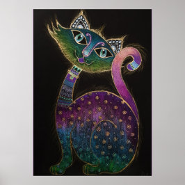 Cat 7 - Lucky no 7 Poster