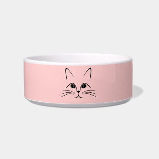 Cat-A-Copia Cat Face Custom Pet Bowl Voerbakje