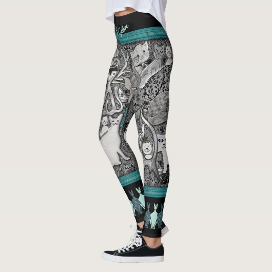 Cat-A-Listers gepersonaliseerd Leggings (Links)