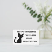 CAT AANGEPASTE VISITEKAARTJES (Staand voorkant)