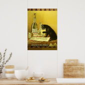  Cat - Absinthe Bourgeois Poster (Keuken)