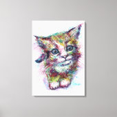 Cat abstract Fantasy Canvas Afdruk (Voorkant)