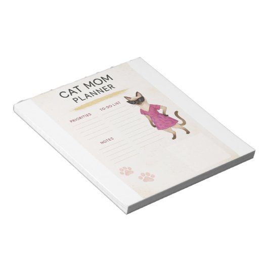 Cat activity  notitieblok (Schuin)