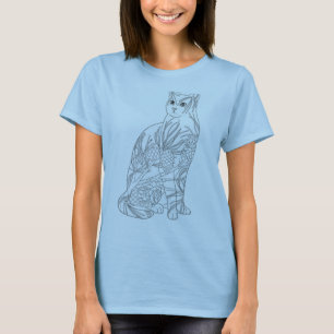 Cat Adobe Illustrator T-shirt