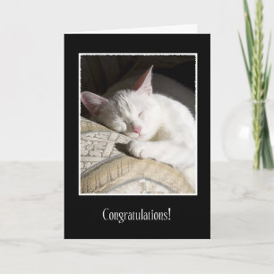 Cat Adoptie Congrats Kaart