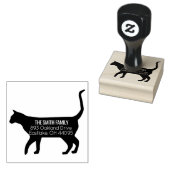 CAT-adresstempel Rubberstempel (Gestempeld)