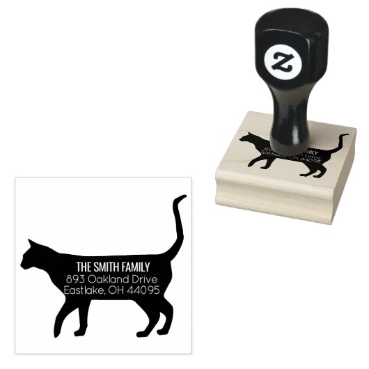 CAT-adresstempel Rubberstempel (Gestempeld)