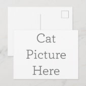 Briefkaart, Maat: Standaard Briefkaart, Papier: Signature Mat, Enveloppen: Geen (Voorkant / Achterkant)