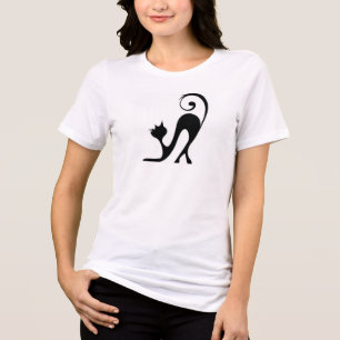 "Cat Afbeelding T-shirt - Spint-perfecte stijl voo