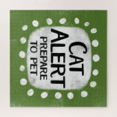 Cat Alert Jigsaw Puzzel (Horizontaal)