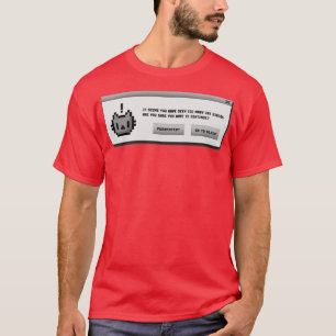 Cat Alert Message Procrastation Kat Funny Geek T-shirt
