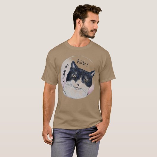 Cat Alibi tshirt (Voorkant volledig)