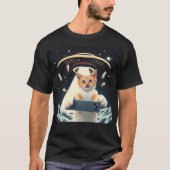 Cat Alien Abduction - Nog één selfie! T-shirt (Voorkant)