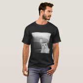 Cat Alien Ufo Selfie T-shirt (Voorkant volledig)