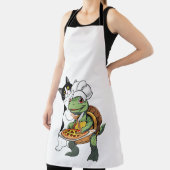 cat all over print apron schort (Insitu)