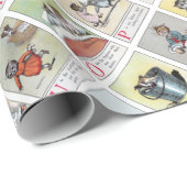 Cat Alphabet, Louis Wain Cadeaupapier (Rol Hoek)