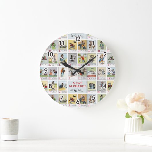 Cat Alphabet, Louis Wain Grote Klok (Huis)