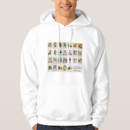 Cat Alphabet, Louis Wain Hoodie (Voorkant)