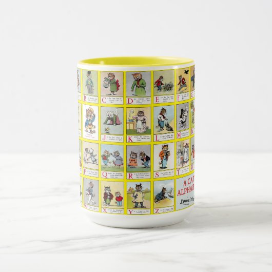 Cat Alphabet, Louis Wain Mok (Midden)