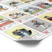 Cat Alphabet, Louis Wain Poster (Hoek)