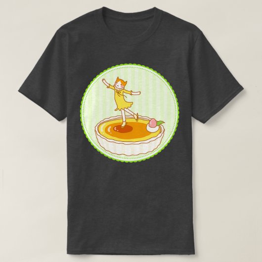 Cat amp Creme Brulee Pastry versie T-shirt (Design voorkant)