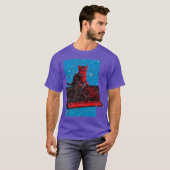 Cat Analoge Synthesizer Synth Nerd Gear T-shirt (Voorkant volledig)