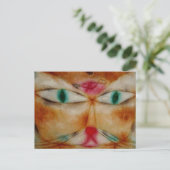 Cat and Bird, Paul Klee, Briefkaart (Staand voorkant)