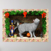 Cat and Christmas stuff Poster (Voorkant)