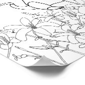 Cat and Dog beroemd gemaakt door Lily Flowers, Out Poster (Hoek)