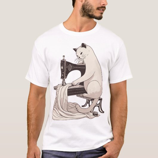 Cat and Fashion T-shirt (Voorkant)