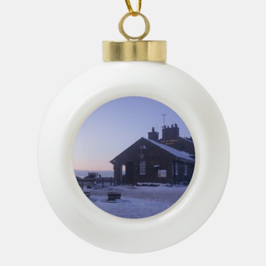 Cat and Fiddle Inn Kerstboom ornament (Voorkant)