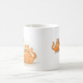 Cat and fish; geboren in het verkeerde lichaam koffiemok (Center)