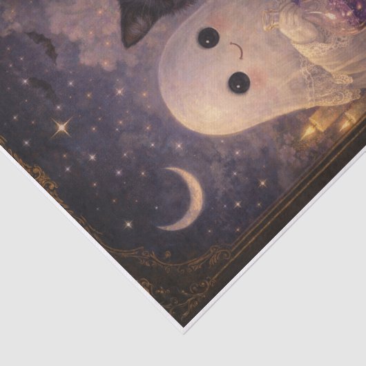 Cat and Friend  Tissuepapier (Detail)