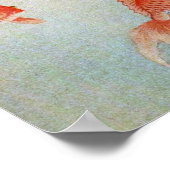 Cat and Goldfish Bowl artwork,  Poster (Hoek)