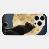 Cat and Moon Phone Case (Achterkant (horizontaal))