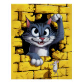 Cat and mouse. perfect poster (Voorkant)