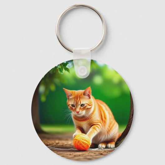 Cat and Mouse Sleutelhanger (Achterkant)