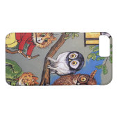 Cat and Owl, Louis Wain Case-Mate iPhone Case (Achterkant (Horizontaal))
