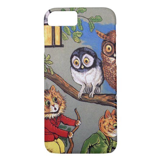 Cat and Owl, Louis Wain Case-Mate iPhone Case (Achterkant)