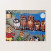 Cat and Owl, Louis Wain Legpuzzel (Horizontaal)